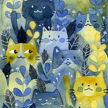 Artwork thumbnail, kitty forest by clockworkkite