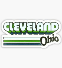 Cleveland, OH | City Stripes Sticker