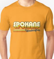 Spokane, WA | City Stripes Unisex T-Shirt
