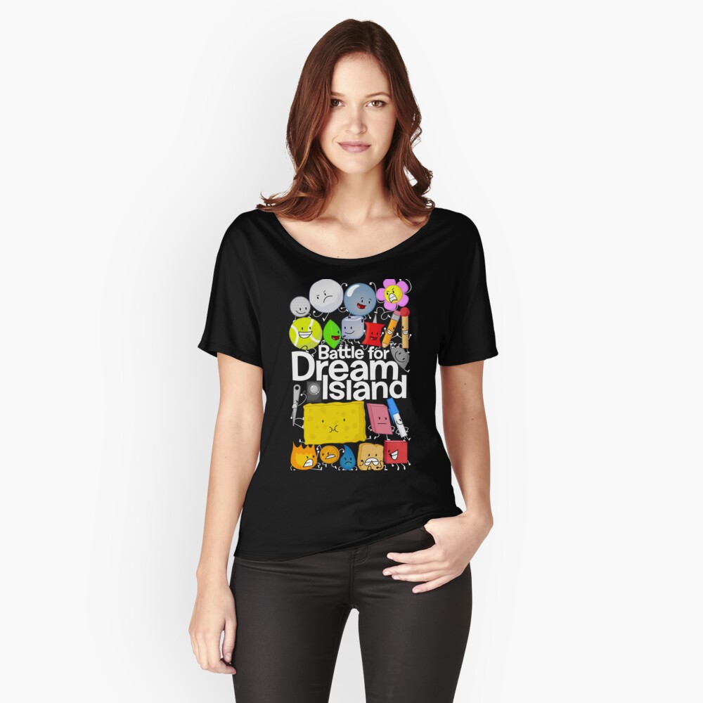 BFDI Poster Black Relaxed Fit T-Shirt