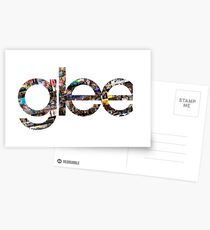 Glee logo Postcards