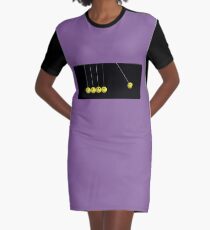 Hyper Kinetic Smiley Balls Graphic T-Shirt Dress