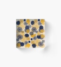 Flowers in summer Acrylic Block