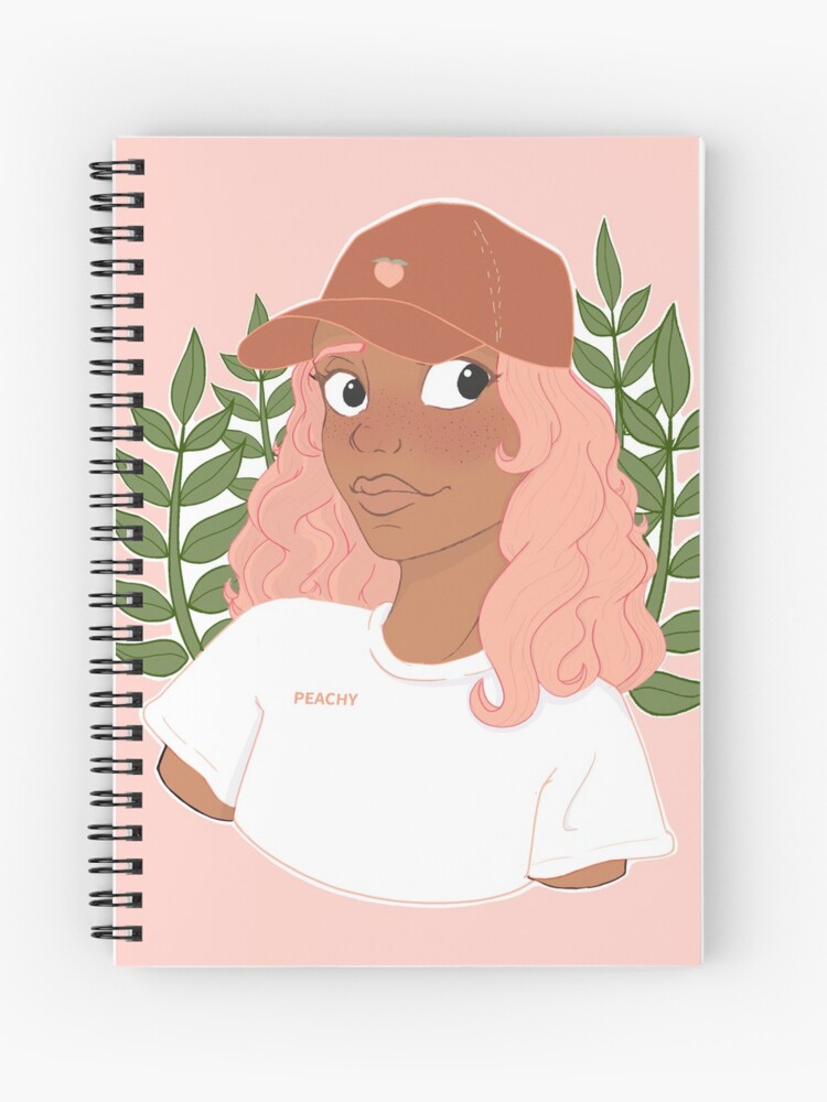 Peach Aesthetic Spiral Notebook By Dsyann Redbubble