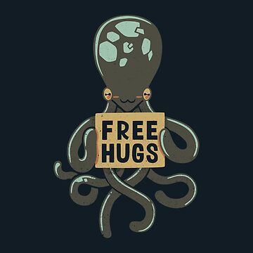 Artwork thumbnail, Free Hugs Octopus by tobiasfonseca