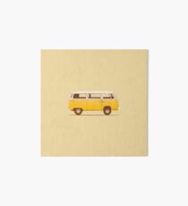 Yellow Van Art Board Print