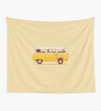 Yellow Van Wall Tapestry