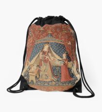 The Lady and the Unicorn: À Mon Seul Désir Drawstring Bag