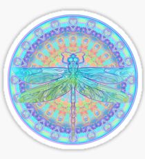 Art Nouveau Dragonfly Sticker