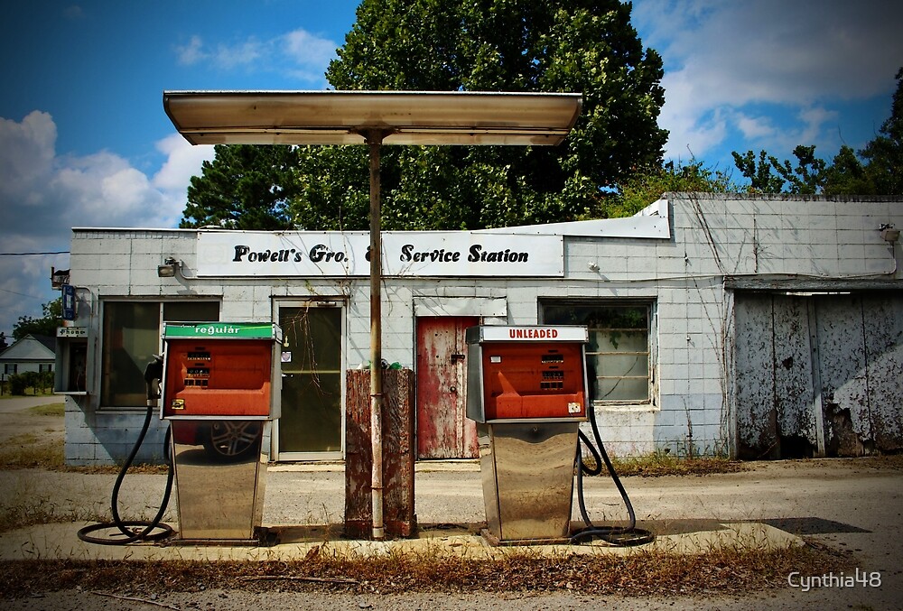 "Old Service Station" by Cynthia48 | Redbubble