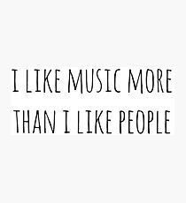 Music Photographic Print