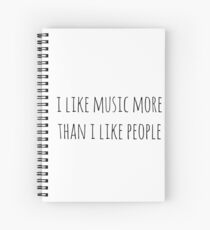 Music Spiral Notebook