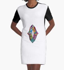 diamonds Graphic T-Shirt Dress