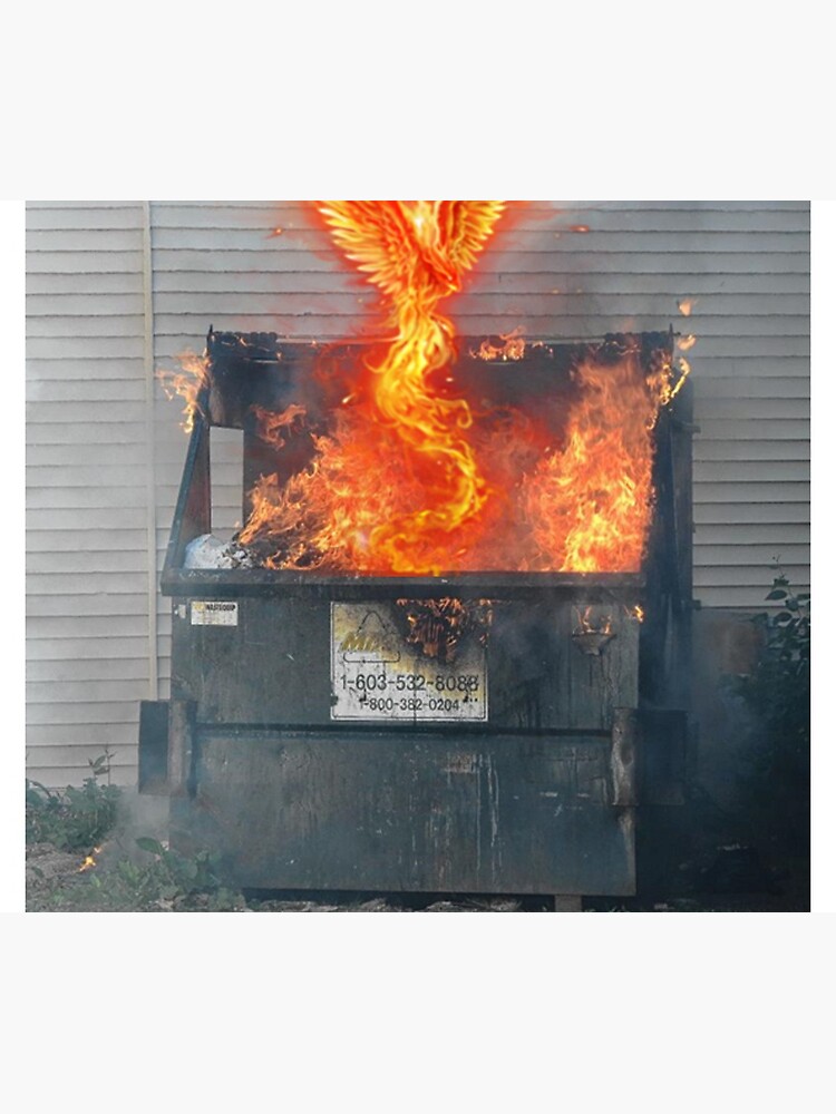 "Phoenix Müllcontainer Feuer" Thermobecher von jgarverick | Redbubble