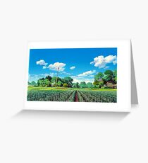 Blue sky Greeting Card