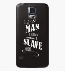 Bioshock 'A Man Chooses, A Slave Obeys' Hülle & Klebefolie für Samsung Galaxy