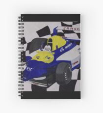 F1 Nigel Mansell Red 5 Art Spiral Notebook