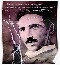 Nikola Tesla - quote Poster