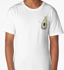 'Holy Guacamole' Avocado Illustration Long T-Shirt