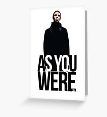 Liam Gallagher // As You Were Polarized image Greeting Card