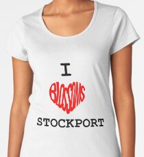 Blossoms // I heart Stockport Women's Premium T-Shirt