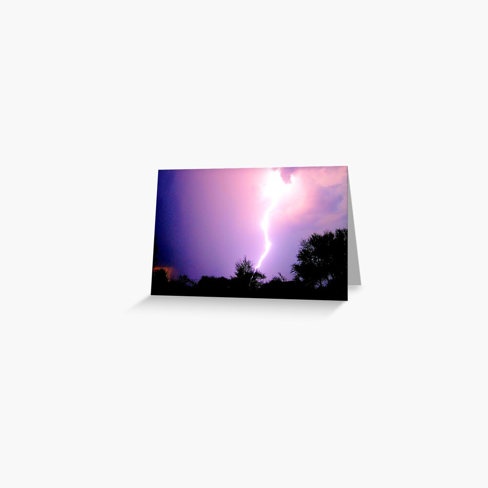 "THUNDER AND LIGHTNING !" Greeting Card by mags Redbubble