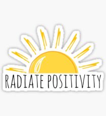 Pegatina Irradiar positividad