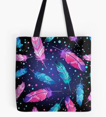 Featrers on Black Tote Bag