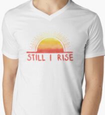 Still I Rise Sunrise V-Neck T-Shirt