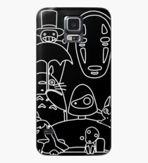Ghibli in black Case/Skin for Samsung Galaxy