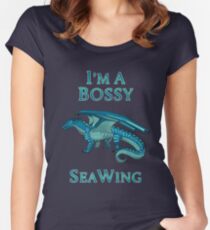 I'm a Bossy SeaWing Women's Fitted Scoop T-Shirt