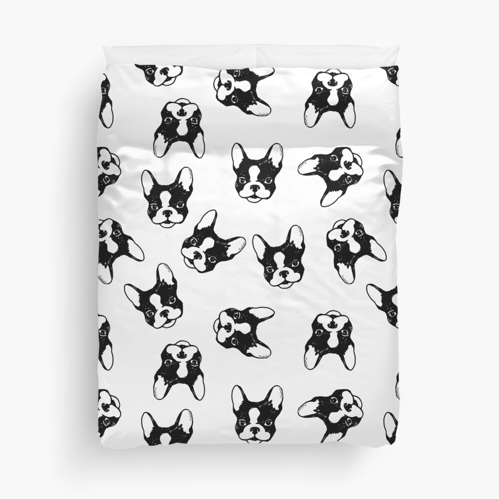 "French bulldog pattern" Duvet Cover by Pendientera Redbubble