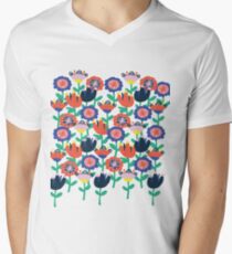 Flower Power Men's V-Neck T-Shirt