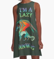 I'm a Lazy RainWing A-Line Dress