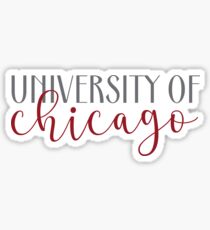 university of chicago Sticker