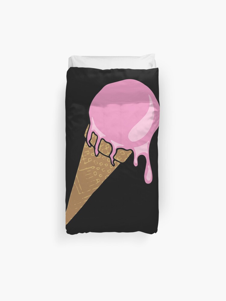 Strawberry Ice Cream Duvet Cover By Seankhan Redbubble