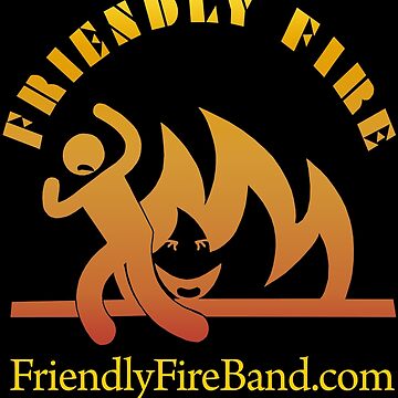 Artwork thumbnail, Friendly Fire the band logo (ff06-2022-09) by Regal-Music