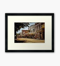 Old Sacramento Framed Print