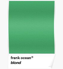 Frank Ocean Blond Poster