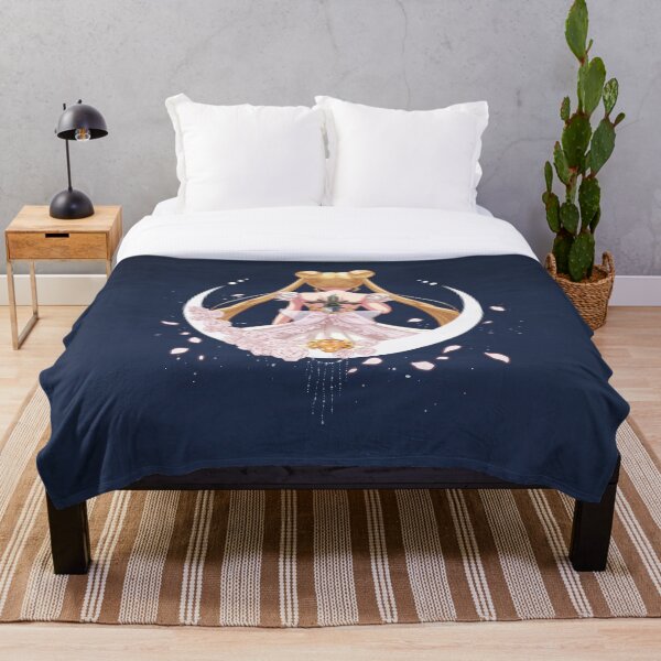Sword of the Silver Crystal Throw Blanket