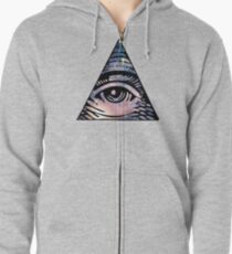 Illuminati Zipped Hoodie