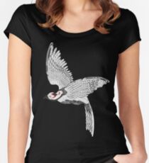 Vector pheasant Women's Fitted Scoop T-Shirt