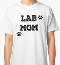 Camiseta clásica Funny Lab Mom T-shirt Labrador camisetas