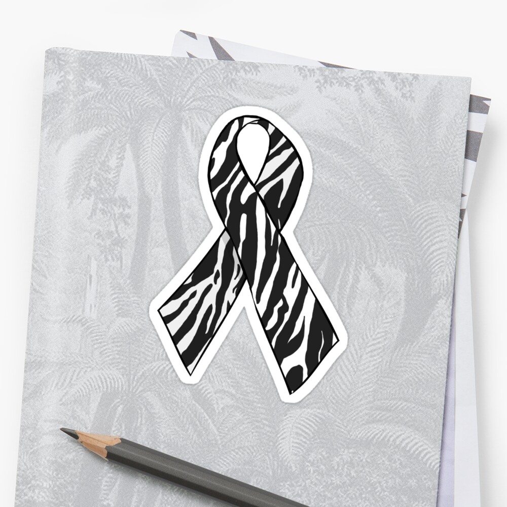 zebra-awareness-ribbon-sticker-by-alihilker-redbubble
