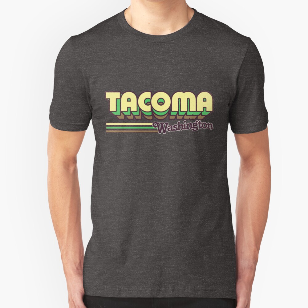 Tacoma, WA | City Stripes Slim Fit T-Shirt