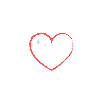 Heart doodle sticker Sticker for Sale by shishi157