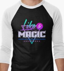 Like a Magic (Black Background) Men's Baseball ¾ T-Shirt