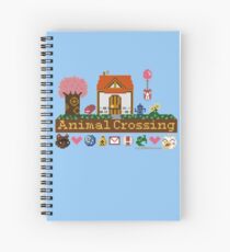 Animal Crossing Pixel house Spiral Notebook