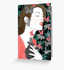 Butterflies // you make my heart flutter Greeting Card