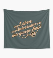 Life, universe and the rest Wall Tapestry